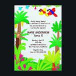 Convite de aniversário do Selgle Safari Kid<br><div class="desc">Celebre seu dia especial com um tema especial,  safari da selva. O seu filho terá certeza de ter um ROAAR divertido com este convite de aniversário de safari da selva!</div>