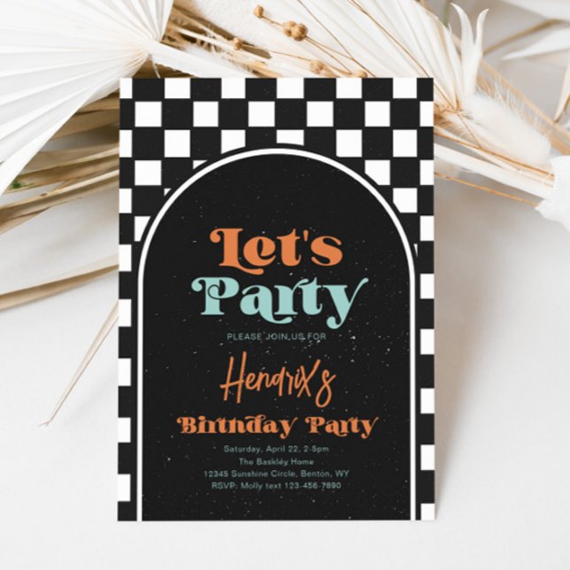 Convite de Aniversário do Skateboard (Criador carregado)