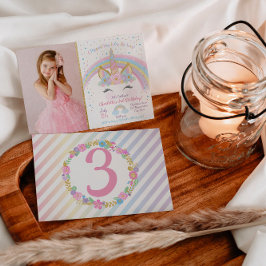 Convite de Aniversário do Unicórn, Convite do Part