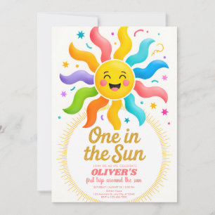 Convite de Aniversário Doce Sol