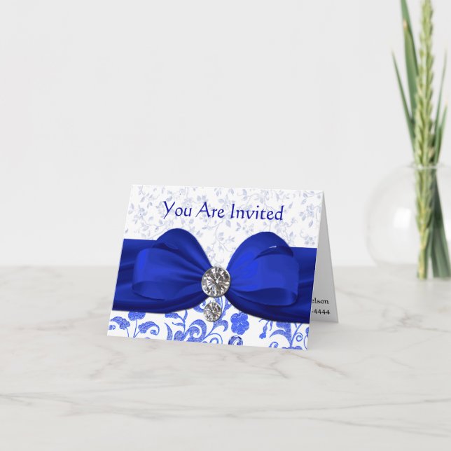 Convite de Aniversário Elegante (Frente)