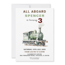 Convite de Aniversário Específico Para Via Ferrovi