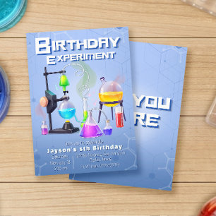 Convite de Aniversário Experiência de Aniversário