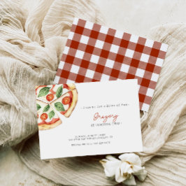 Convite de Aniversário Fatia de Pizza Divertida