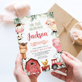 Convite de aniversário fazenda