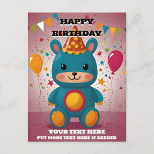 Convite de Aniversário Feliz 