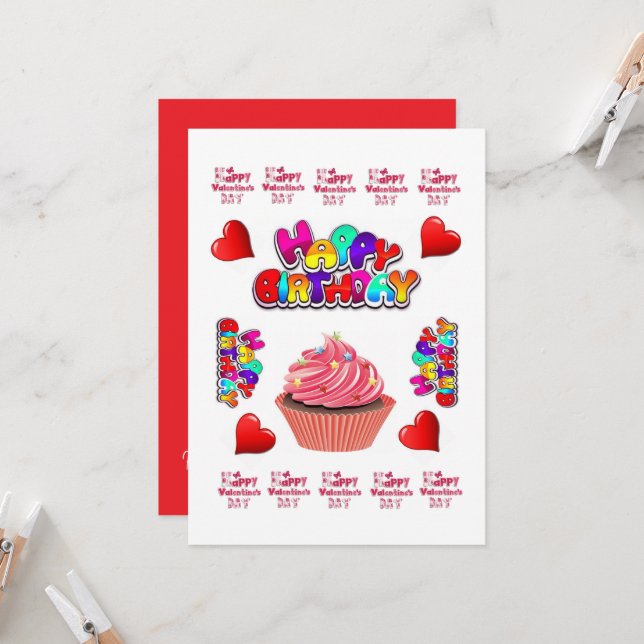 Convite de aniversário feliz para feliz dia de os  (Frente/Verso In Situ)