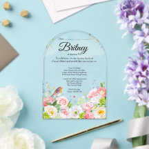 Convite de Aniversário Feminino Personalizável – T