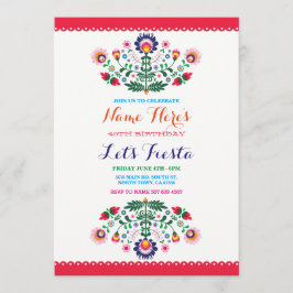 Convite de Aniversário Festa Mexicana
