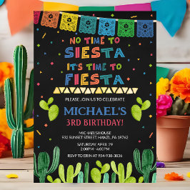 Convite de Aniversário Fiesta | Convite de Festa M