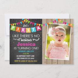 Convite de aniversário Fiesta Mexicano