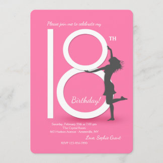 Convite de aniversário finalmente 18