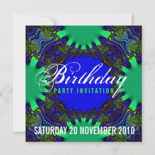 Convite de Aniversário Floresta Fantasia