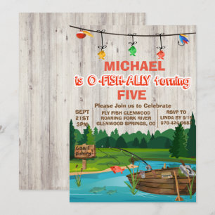 CONVITE DE ANIVERSÁRIO - Fui Pescar para Qualquer 