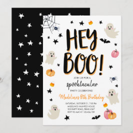 Convite de aniversário Ghost Halloween