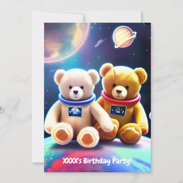 Convite de aniversário infantil (Frente)