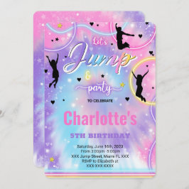 Convite de Aniversário Jump