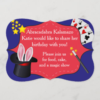 Convite de aniversário mágico