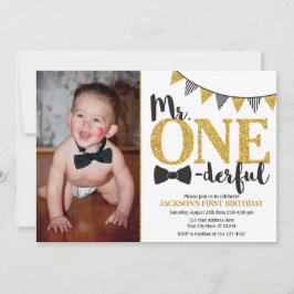 Convite de Aniversário Maravilhoso com Foto