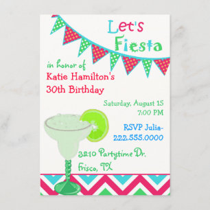 Convite de aniversário mexicano da festa do