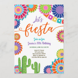 Convite de Aniversário Mexicano de 30 anos para Mu