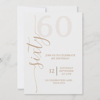 Convite de Aniversário Minimalista