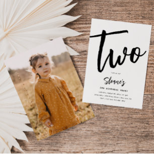 Convite de aniversário minimalista   Aniversário s