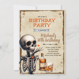 Convite de Aniversário Morte aos Meus Vinte