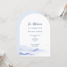 Convite de aniversário neutro para as montanhas az