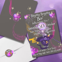 Convite de Aniversário ou Halloween para Meninas P