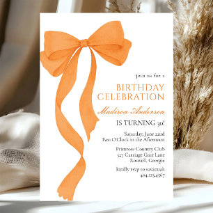 Convite de Aniversário Outono Coquette