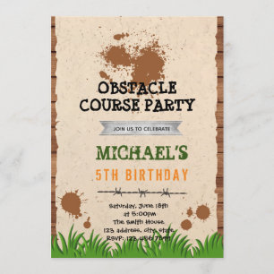 Convite de aniversário para a festa no exterior