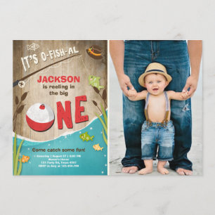 Convite de Aniversário para a Pesca de o-fish-al