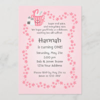 Convite de Aniversário para Açúcar e Especiarias