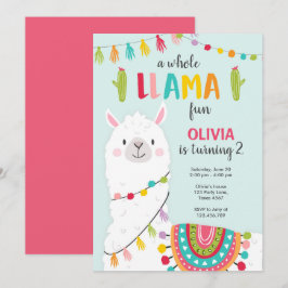 Convite de aniversário para Alpace Fiesta