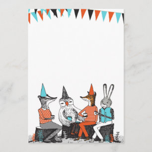 Convite De Aniversário Para Animais De Festa De J