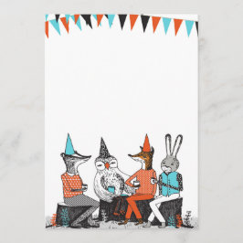 Convite De Aniversário Para Animais De Festa De Ja