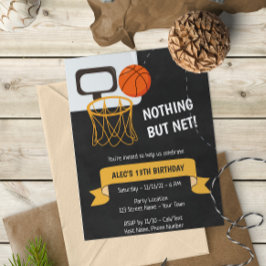 Convite de Aniversário para Basquete