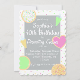 Convite de Aniversário para Bolinhas Decoradora de
