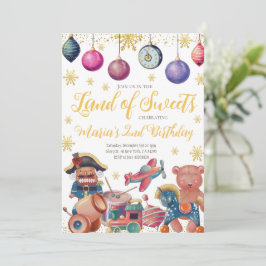 Convite de Aniversário para Brinquedos Noturcracke