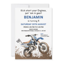 Convite de Aniversário para Camada Azul de Camisa 