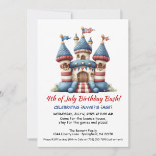 Convite de Aniversário para Casa de Brinquedos Inf