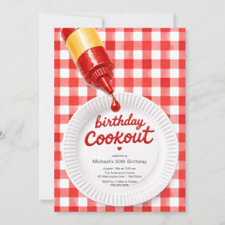 Convite de Aniversário para Churrasco