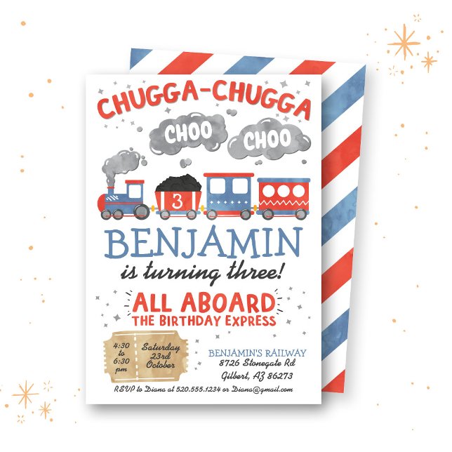 Convite de Aniversário para Cores de Água do Combo (Criador carregado)