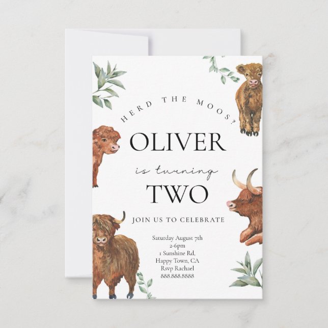 Convite De Aniversário Para Crianças (Frente)