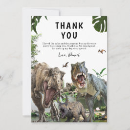 Convite de aniversário para Dino T-Rex