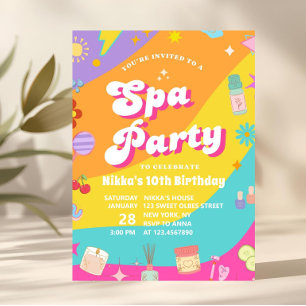 Convite de Aniversário para Festa de Glamour e Rel