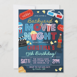 Convite de Aniversário para Filme de Quintal