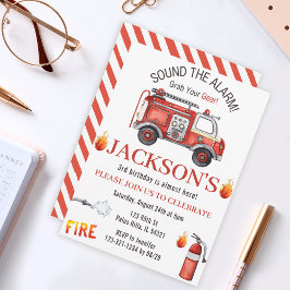 Convite de aniversário para Firecaminhão
