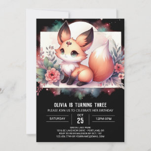 Convite de Aniversário para Fox Digital